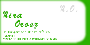 mira orosz business card